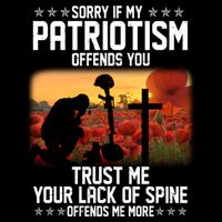 Sorry If My Patriotism Offends You Cooling Performance Crew T-Shirt