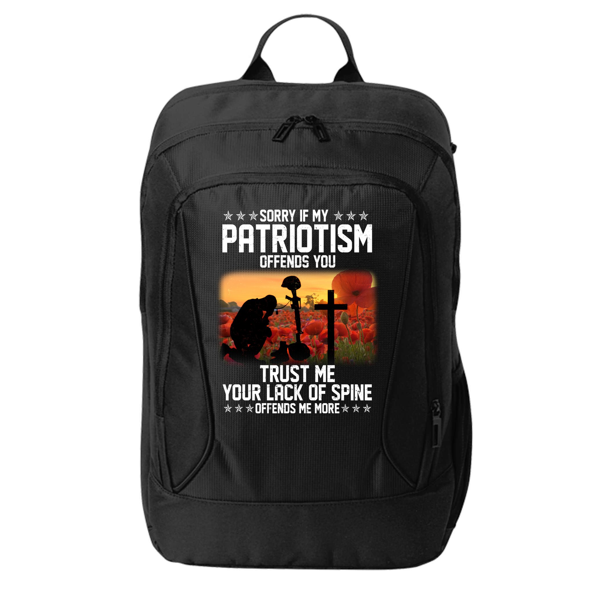 Sorry If My Patriotism Offends You City Backpack
