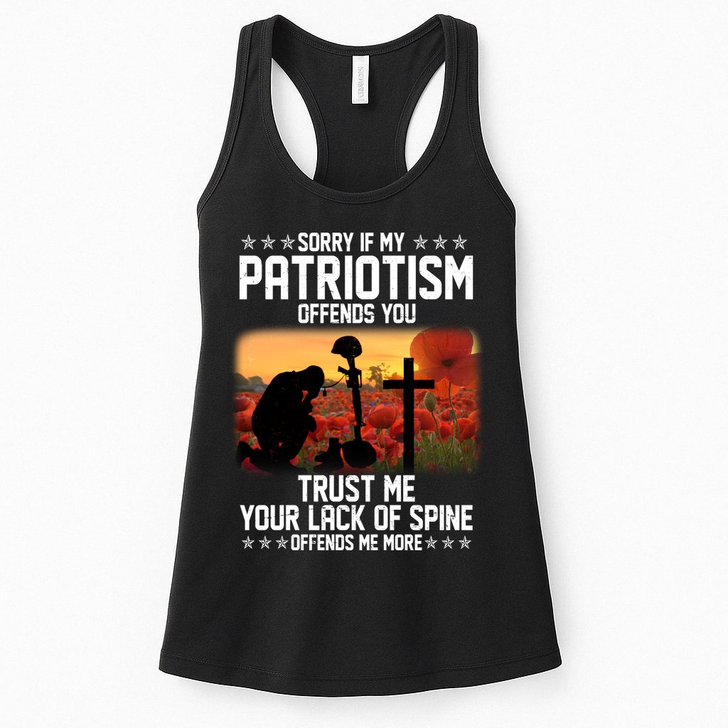 Sorry If My Patriotism Offends You Womens Tank Top