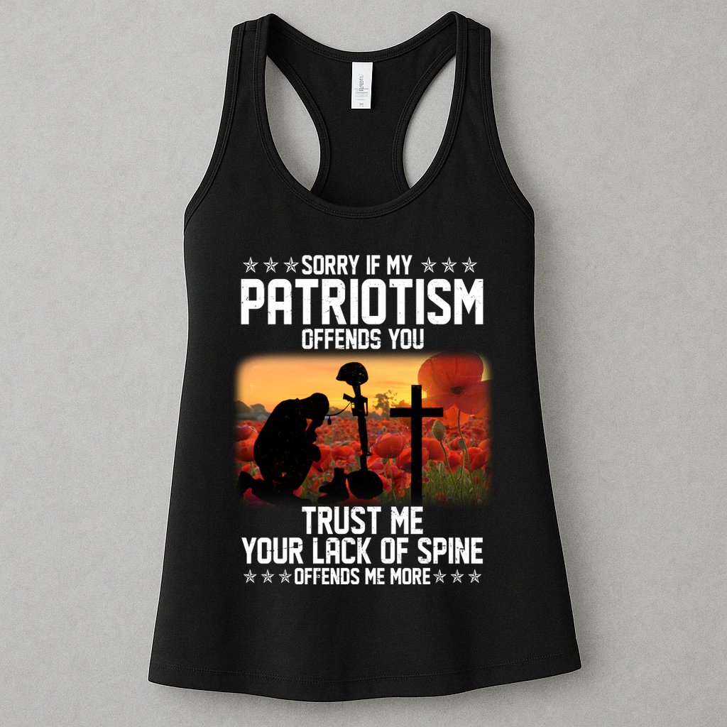 Sorry If My Patriotism Offends You Womens Tank Top
