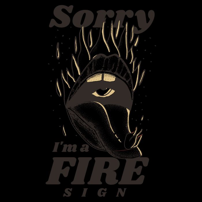 Sorry I'm A Fire Sign Zodiac Birthday City Backpack