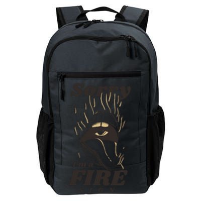 Sorry I'm A Fire Sign Zodiac Birthday Daily Commute Backpack