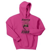 Sorry I'm A Fire Sign Zodiac Birthday Kids Hoodie