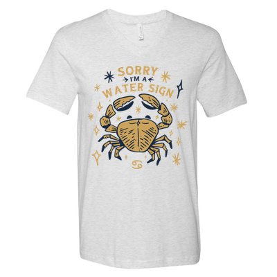 Sorry I'm A Water Sign Crab V-Neck T-Shirt