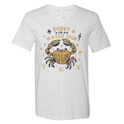 Sorry I'm A Water Sign Crab V-Neck T-Shirt