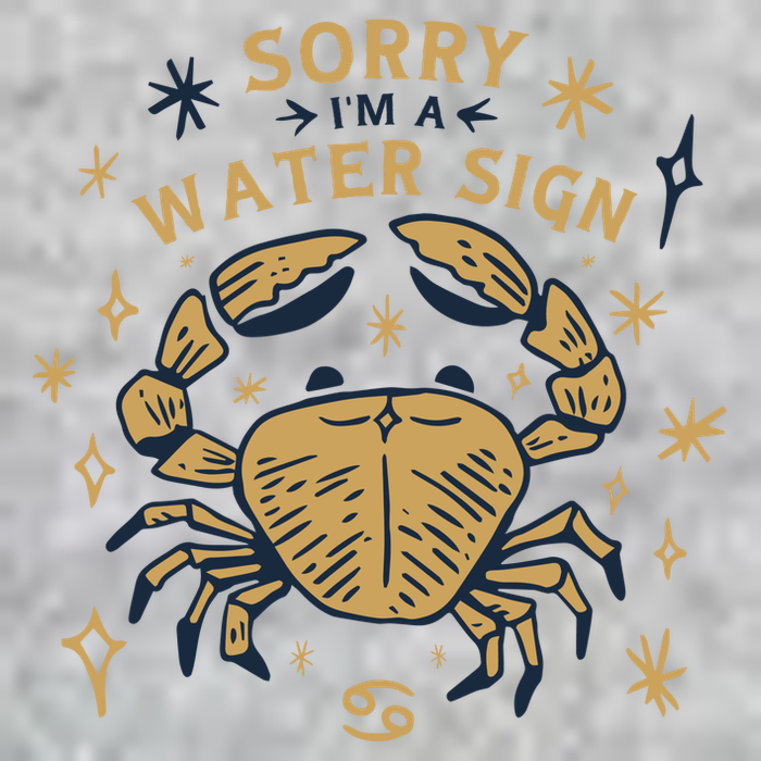 Sorry I'm A Water Sign Crab Premium T-Shirt