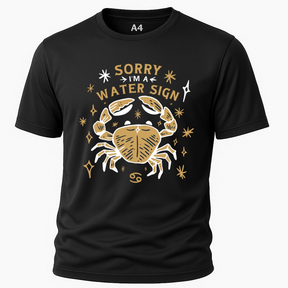 Sorry I'm A Water Sign Crab Cooling Performance Crew T-Shirt