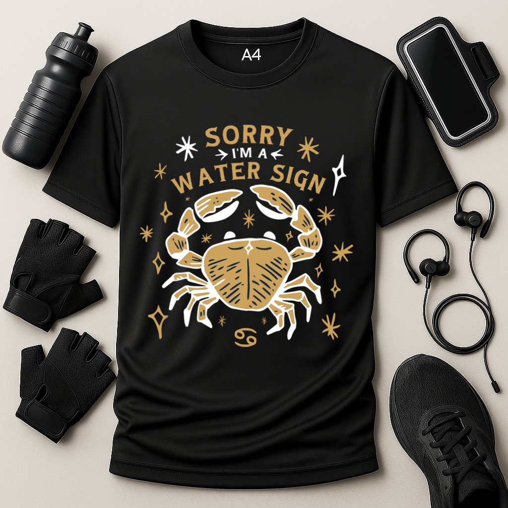 Sorry I'm A Water Sign Crab Cooling Performance Crew T-Shirt