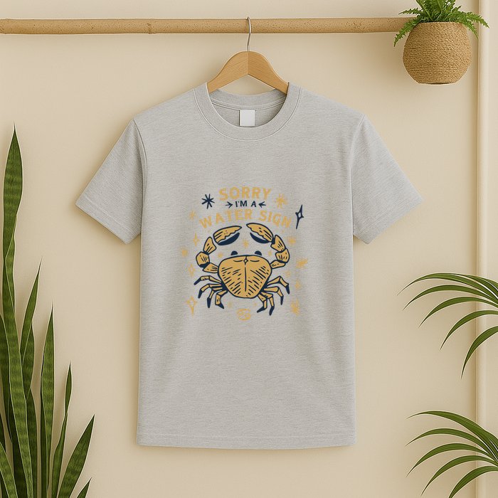 Sorry I'm A Water Sign Zodiac Birthday T-Shirt