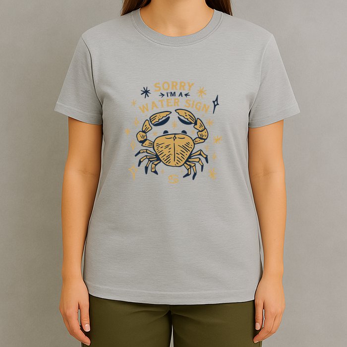 Sorry I'm A Water Sign Zodiac Birthday T-Shirt