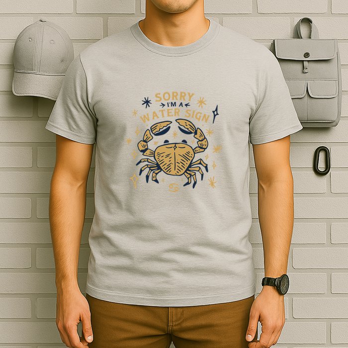 Sorry I'm A Water Sign Zodiac Birthday T-Shirt