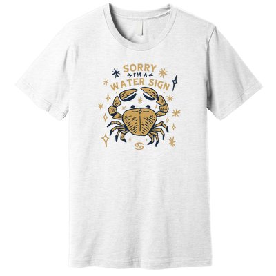 Sorry I'm A Water Sign Zodiac Birthday Premium T-Shirt