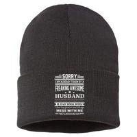 Sorry I'm Already Taken By A Freaking Awesome Husband Sustainable Knit Beanie