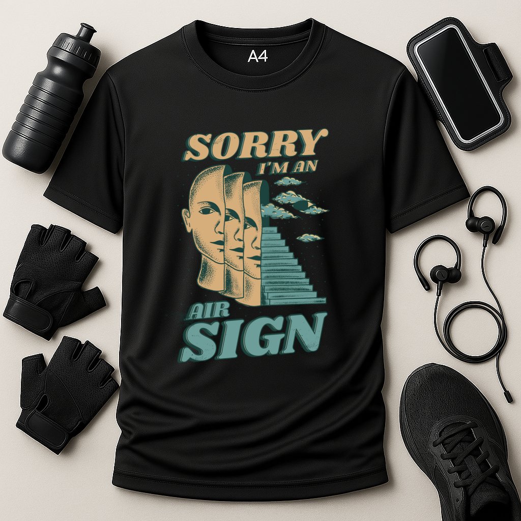 Sorry I'm An Air Sign Cooling Performance Crew T-Shirt