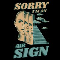 Sorry I'm An Air Sign City Backpack