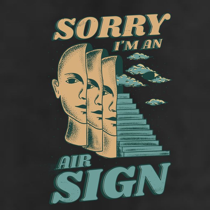 Sorry I'm An Air Sign Adult Drive Performance Visor