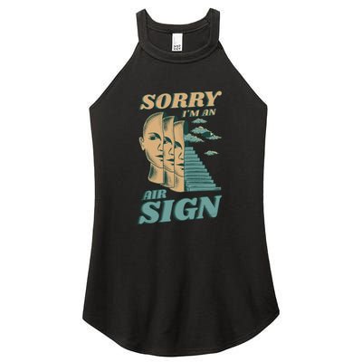 Sorry I'm An Air Sign Women's Perfect Tri Rocker Tank