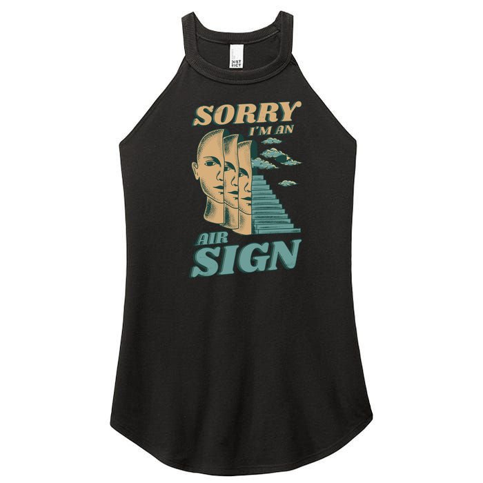 Sorry I'm An Air Sign Women's Perfect Tri Rocker Tank