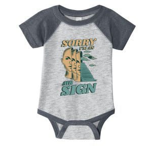 Sorry I'm An Air Sign Infant Baby Jersey Bodysuit