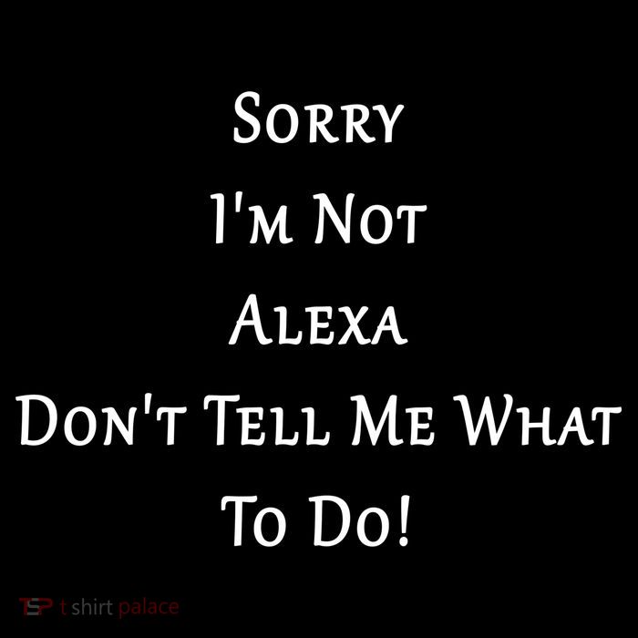 Sorry I'm Not Alexa Don't Tell Me What To Do! Pom Pom 12in Knit Beanie