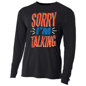 Sorry I'm Talking Cooling Performance Long Sleeve Crew