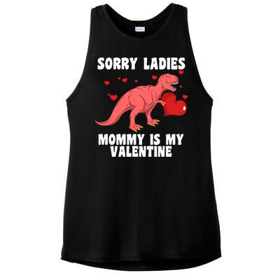 Sorry Ladies Mommy Is My Valentine Ladies PosiCharge Tri-Blend Wicking Tank