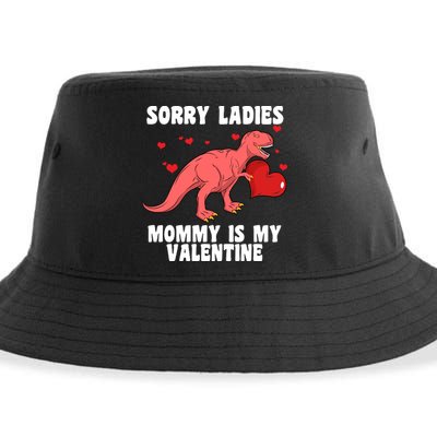 Sorry Ladies Mommy Is My Valentine Sustainable Bucket Hat