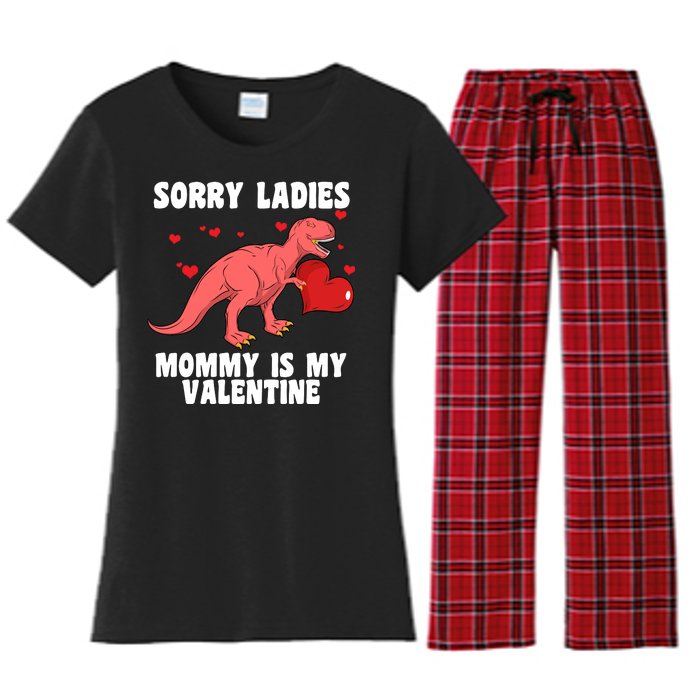 Sorry Ladies Mommy Is My Valentine Women's Flannel Pajama Set