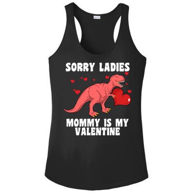 Sorry Ladies Mommy Is My Valentine Ladies PosiCharge Competitor Racerback Tank