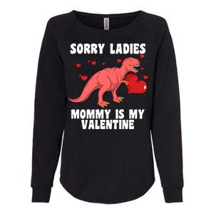 Sorry Ladies Mommy Is My Valentine Womens California Wash Sweatshirt