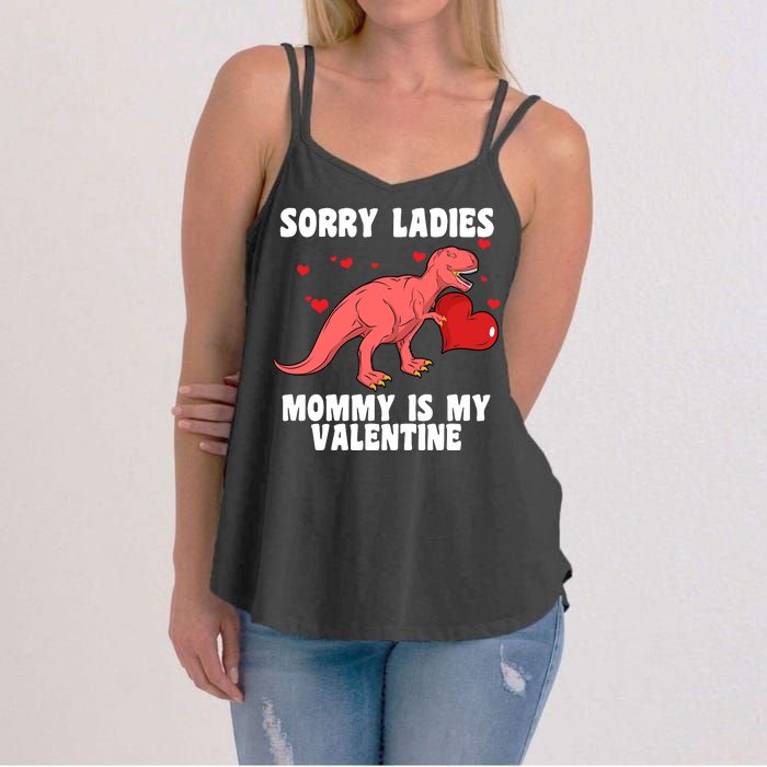 Sorry Ladies Mommy Is My Valentine Women's Strappy Tank