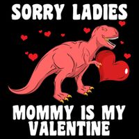 Sorry Ladies Mommy Is My Valentine Zip Tote Bag