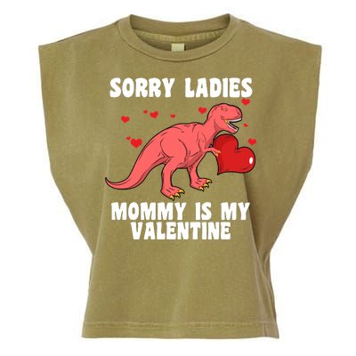 Sorry Ladies Mommy Is My Valentine Garment-Dyed Women's Muscle Tee