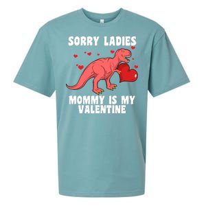 Sorry Ladies Mommy Is My Valentine Sueded Cloud Jersey T-Shirt