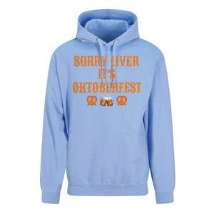 Sorry Liver It's Oktoberfest  Unisex Surf Hoodie