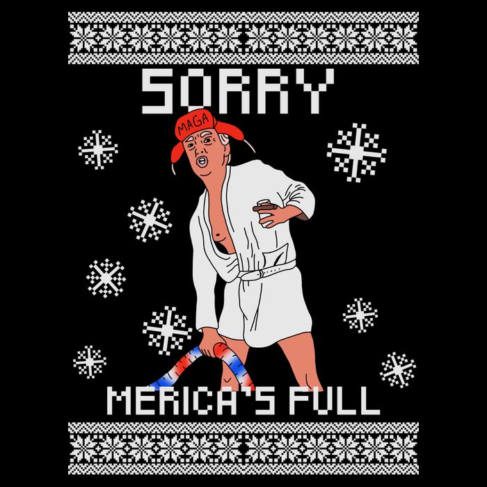 Sorry Merica's Full Trump Supporter Ugly Christmas Impact Tech Backpack