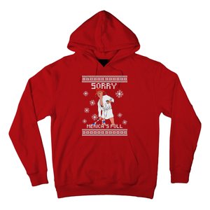 Sorry Merica's Full Trump Supporter Ugly Christmas Hoodie