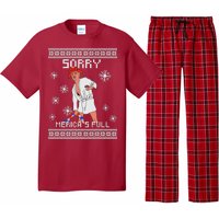 Sorry Merica's Full Trump Supporter Ugly Christmas Pajama Set