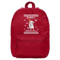 Sorry Merica's Full Trump Supporter Ugly Christmas 16 in Basic Backpack