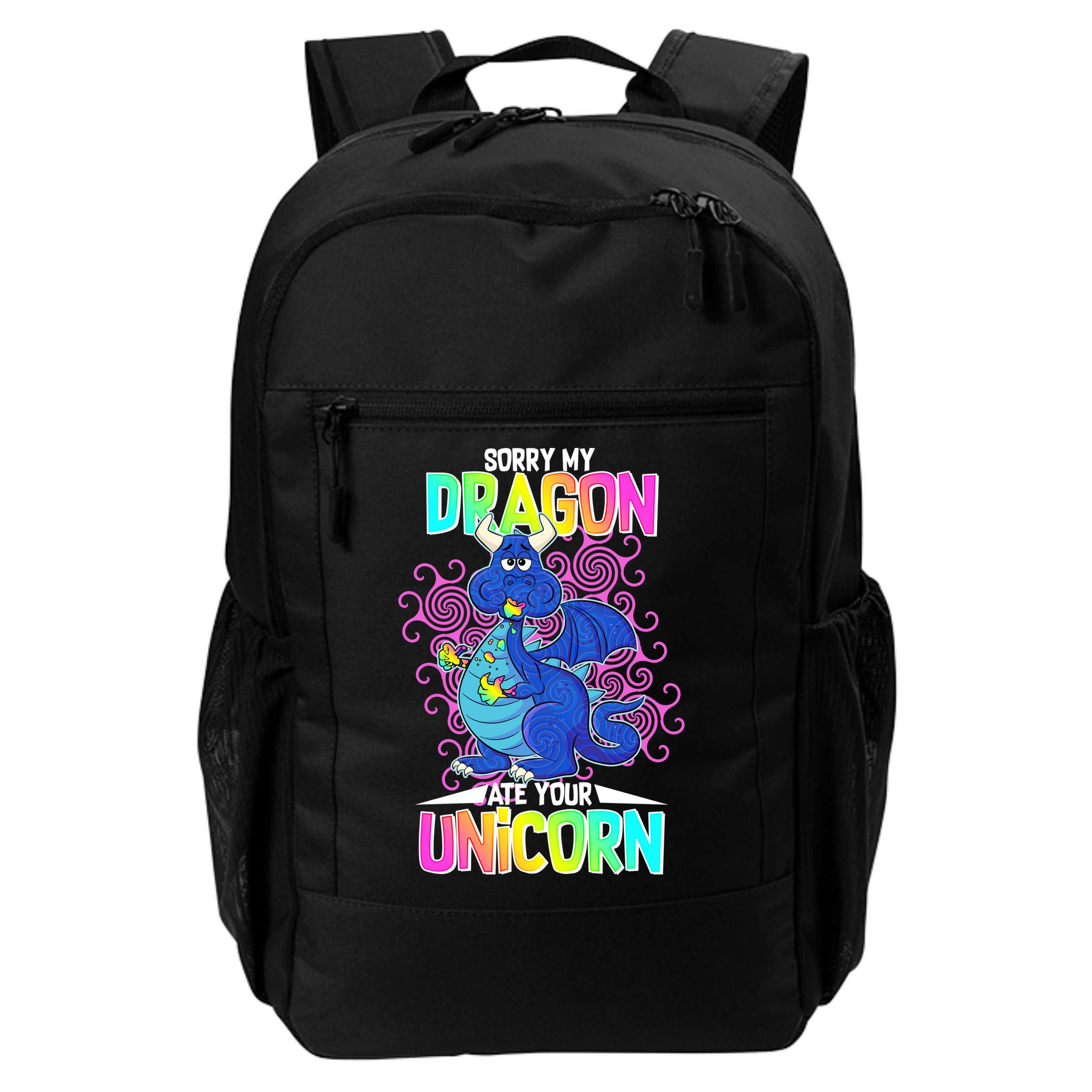 Sorry My Dragon Ate Your Unicorn Backpack