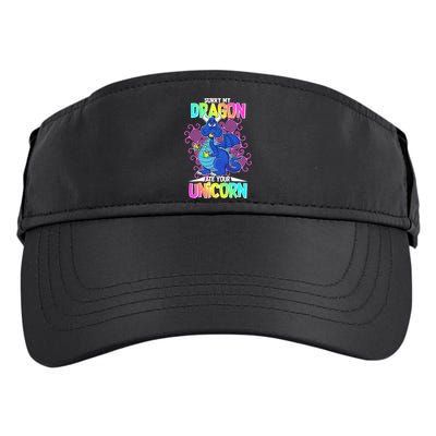 Sorry My Dragon Ate Your Unicorn Adult Drive Performance Visor