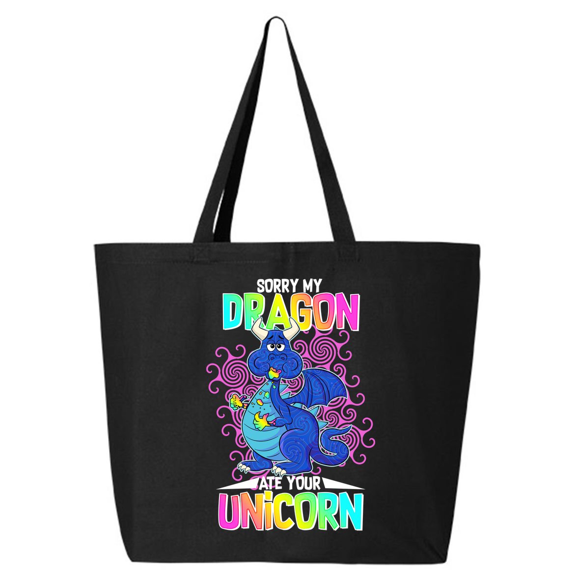 Sorry My Dragon Ate Your Unicorn 25L Jumbo Tote