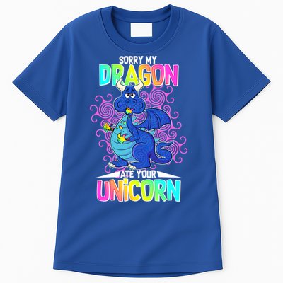 Sorry My Dragon Ate Your Unicorn Tall T-Shirt