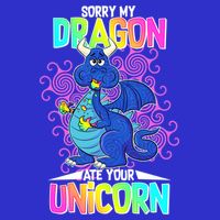 Sorry My Dragon Ate Your Unicorn Button