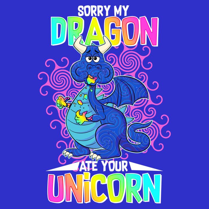Sorry My Dragon Ate Your Unicorn Button
