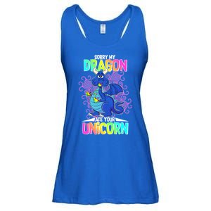 Sorry My Dragon Ate Your Unicorn Ladies Essential Flowy Tank