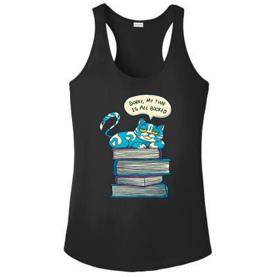 Sorry My Time Is All Booked Cat  Ladies PosiCharge Competitor Racerback Tank