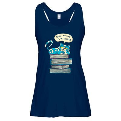 Sorry My Time Is All Booked Cat  Ladies Essential Flowy Tank