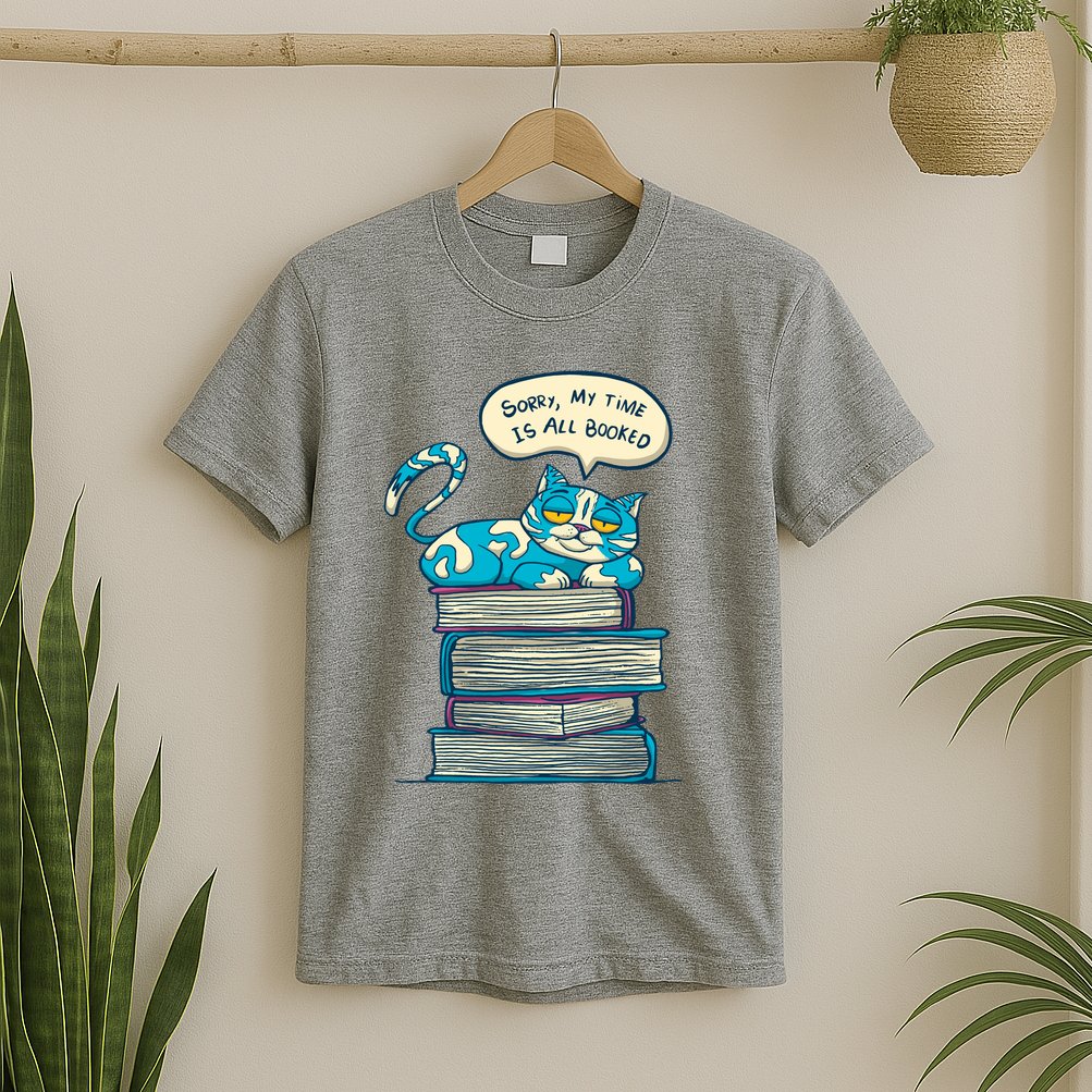 Sorry My Time Is All Booked Cat  T-Shirt