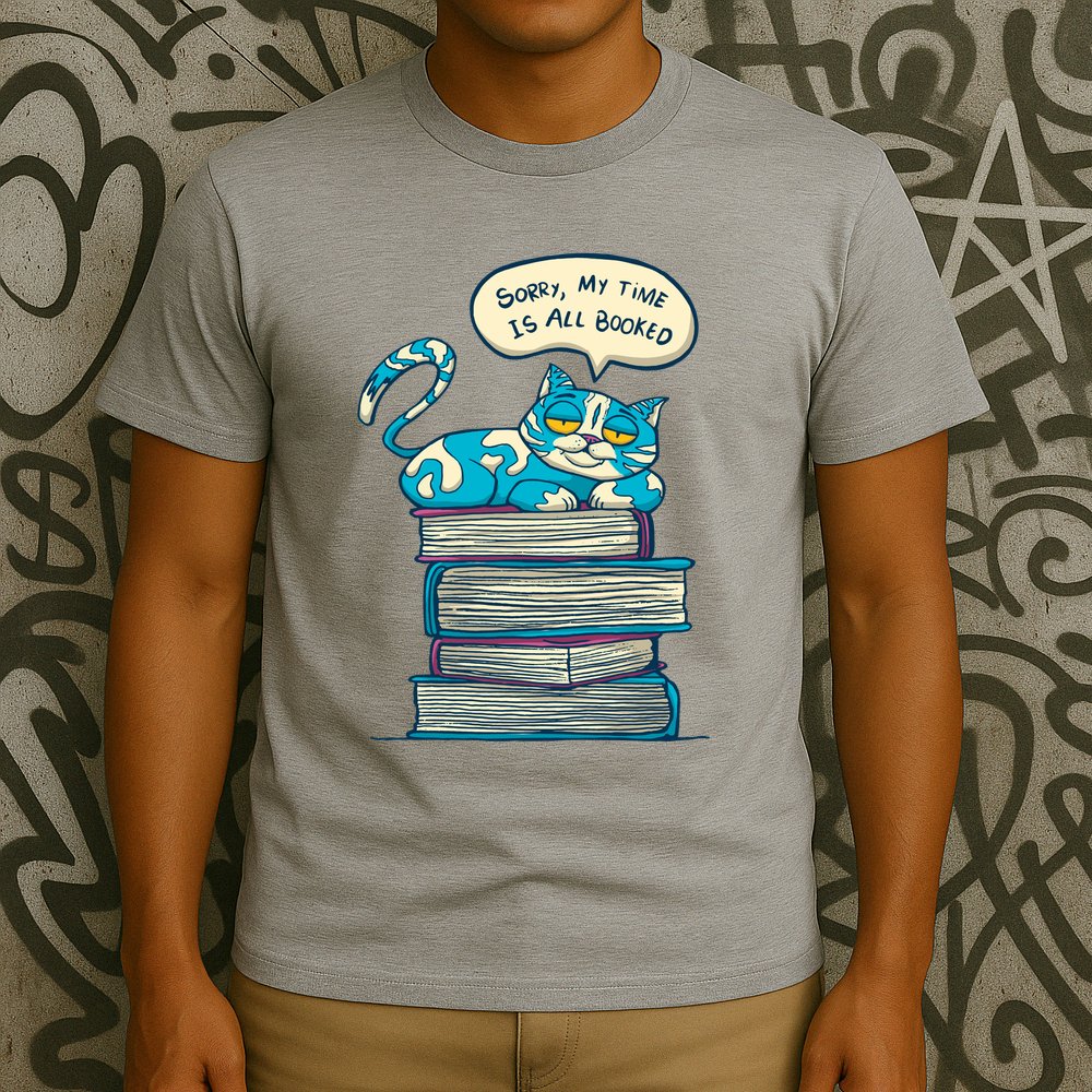 Sorry My Time Is All Booked Cat  T-Shirt